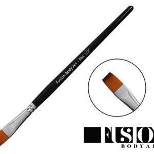 Fusion Body Art Professional Face Paint Brush 1 2 Inch Flat