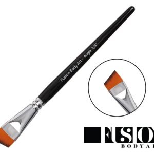 Fusion Body Art Professional Face Paint Brush 34 Inch Angle