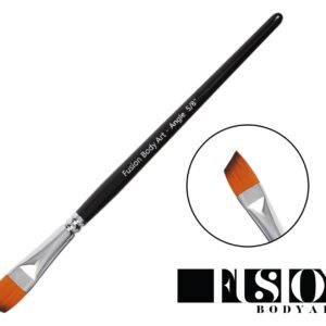 Fusion Body Art Professional Face Paint Brush 5 8 Inch Long Angle