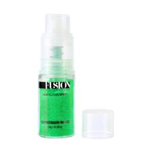 Glitter Pump Spray Leprechaun Magic Holographic Lime Green Open