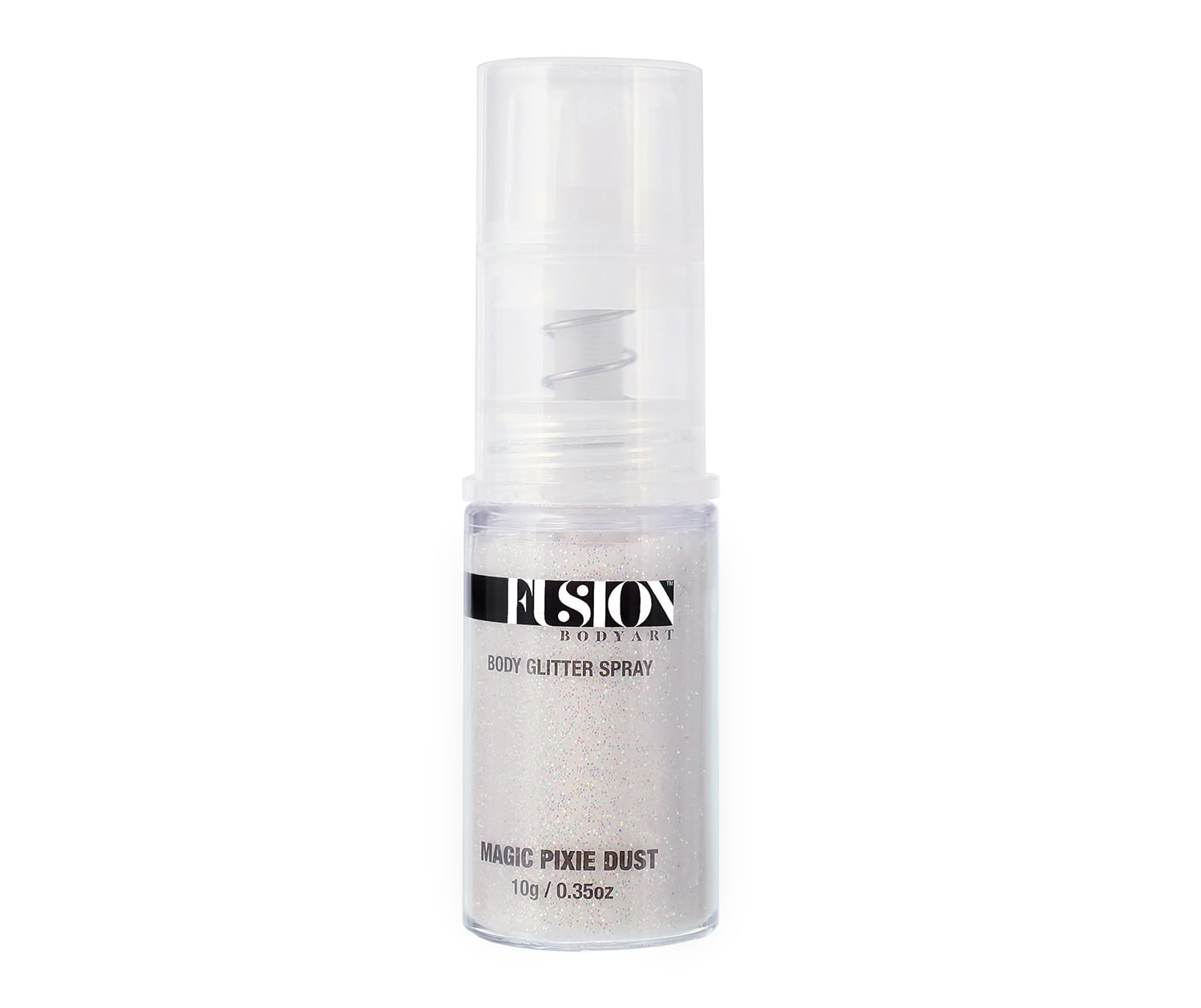 Glitter Pump Spray Magic Pixie Dust Holographic White