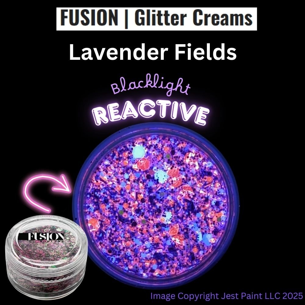 Lavender Fields Black light reactive