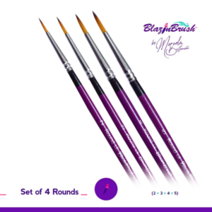 Set of 4 Round Brushes