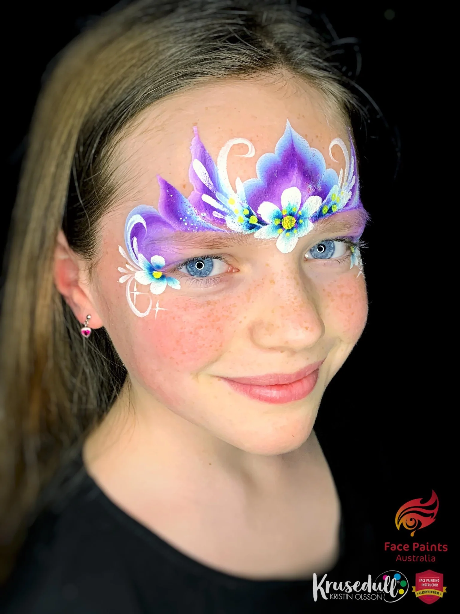 Jacaranda-FPA split cake 28g- Face Paints Australia